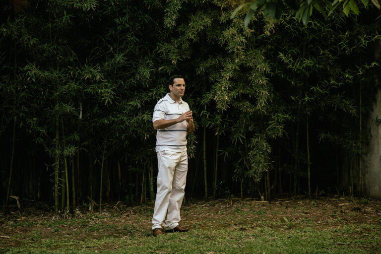 Home borges do canto campo rural